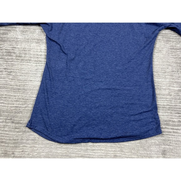 iGenJun Top Womens Medium Blue Half Sleeve Polyester‎ Blend Casual - Picture 3 of 12